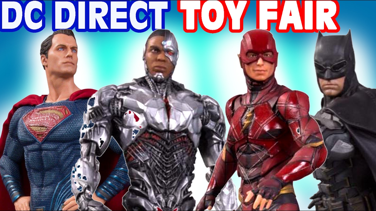 TOY FAIR 2017 DC Collectibles Direct HASBRO JUSTICE LEAGUE NECA Action Figures Hot Toys NY New York