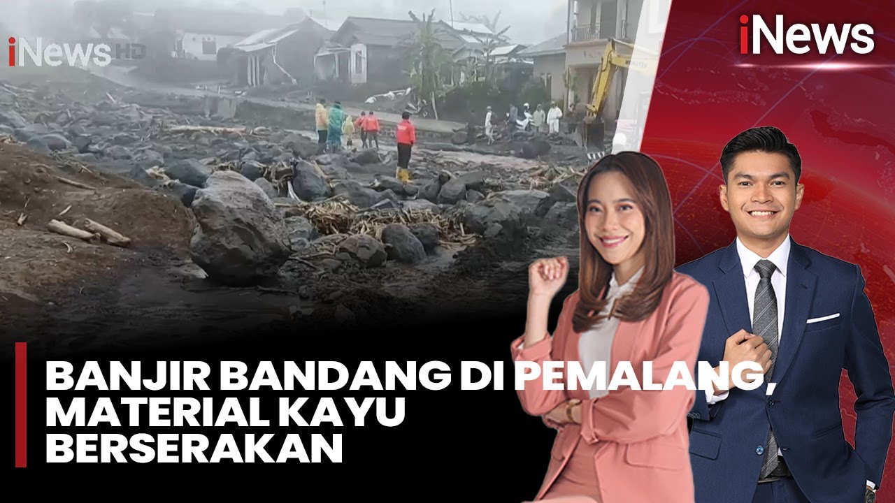 Banjir Bandang Terjang Pemalang, Wisata Guci Terdampak Parah, Batang Kayu Berserakan |iNewsSiang 261
