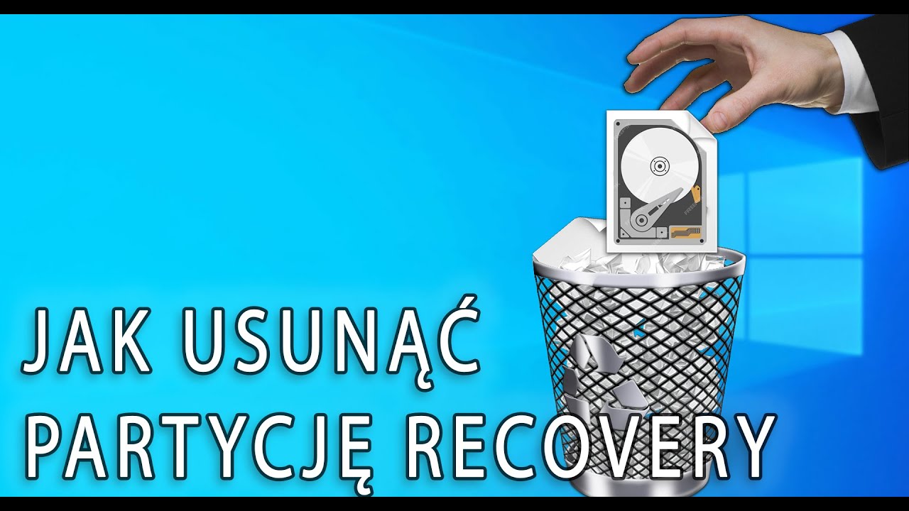 Jak usunąć partycję recovery odzyskiwania za pomocą wbudowanego narzędzia Windows
