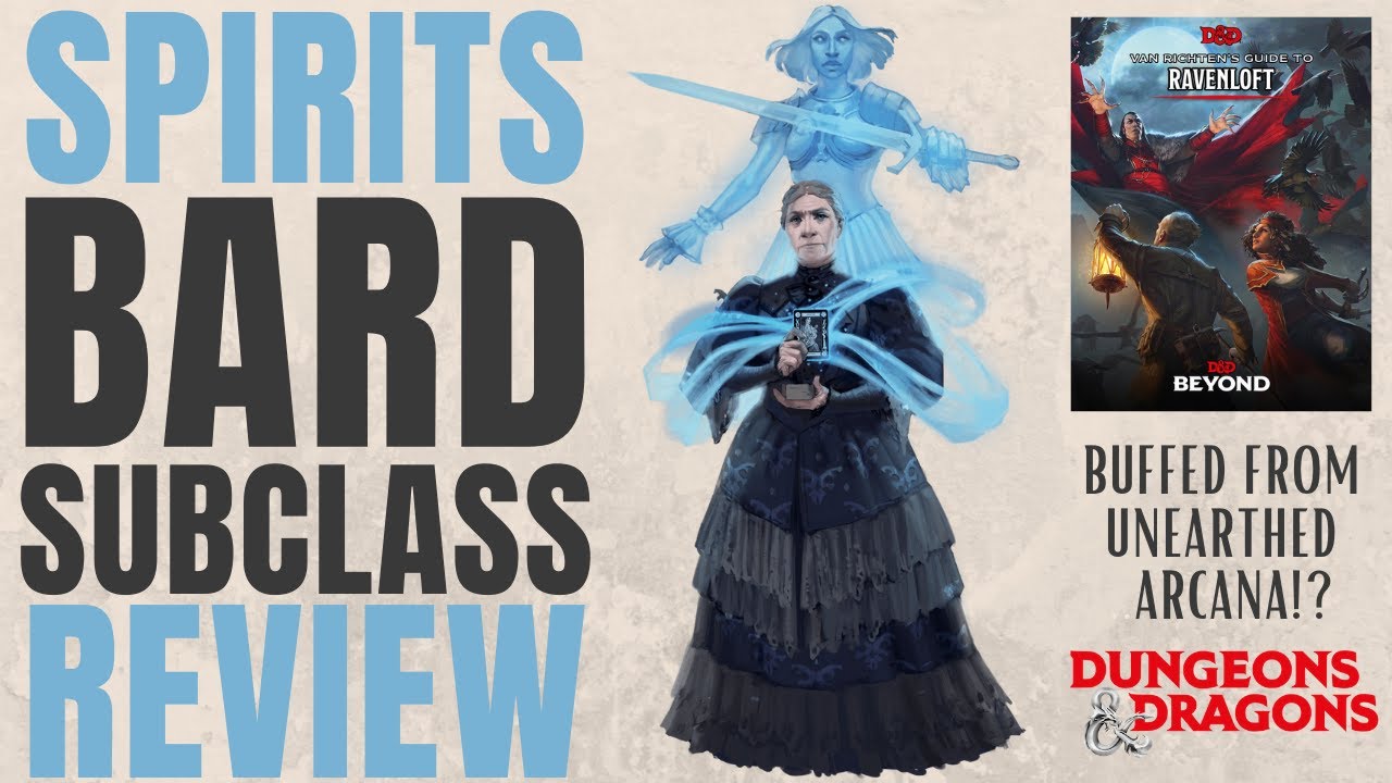 Spirits Bard Van Richten's Guide to Ravenloft - D&D 5e Subclass Series