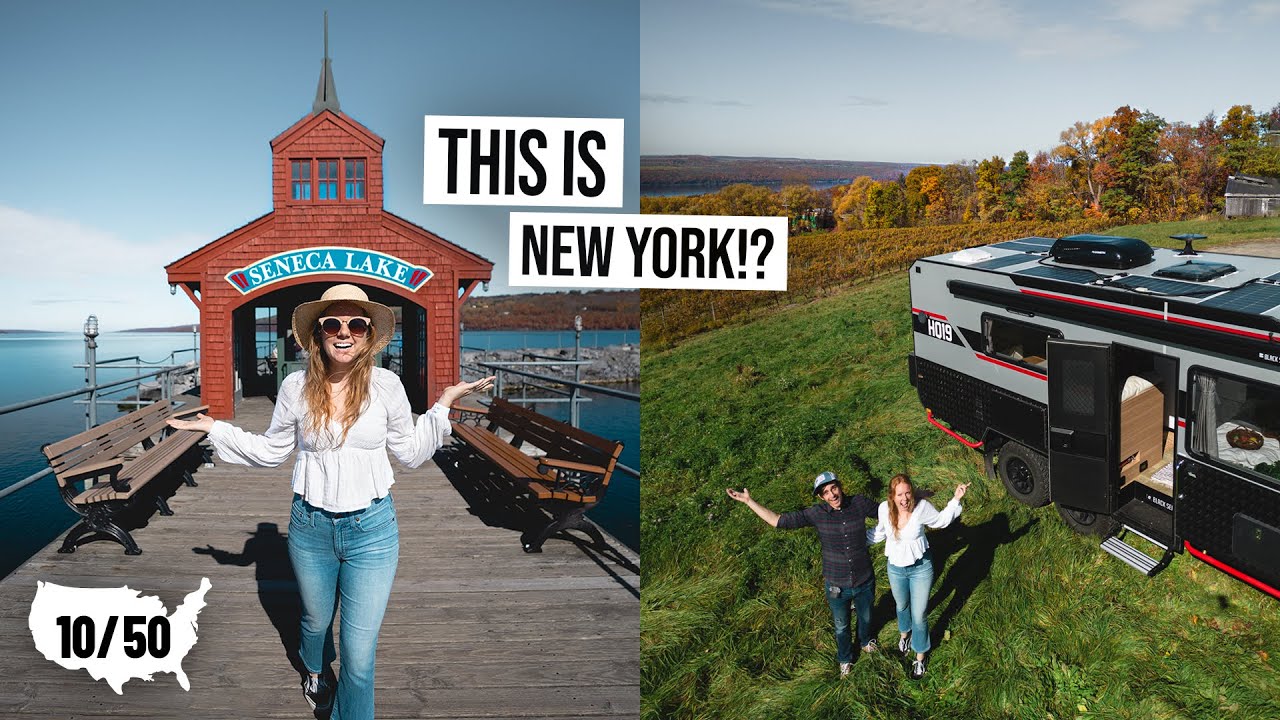 New York is INCREDIBLE! - Perfect Fall Colors RV Road Trip in The Finger Lakes 🍁