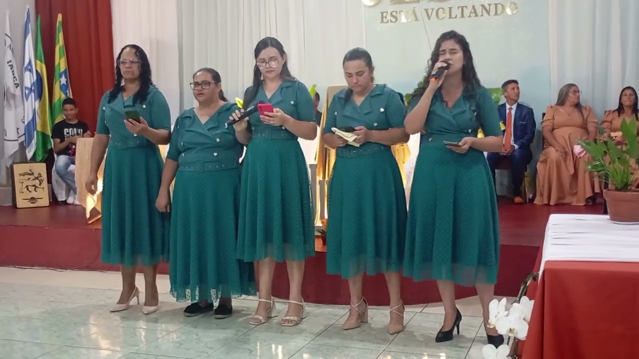 3 Dia do IV Congresso de Senhoras IADCA PIRENÓPOLIS conjunto de mulheres de Corumbá de Goiás 