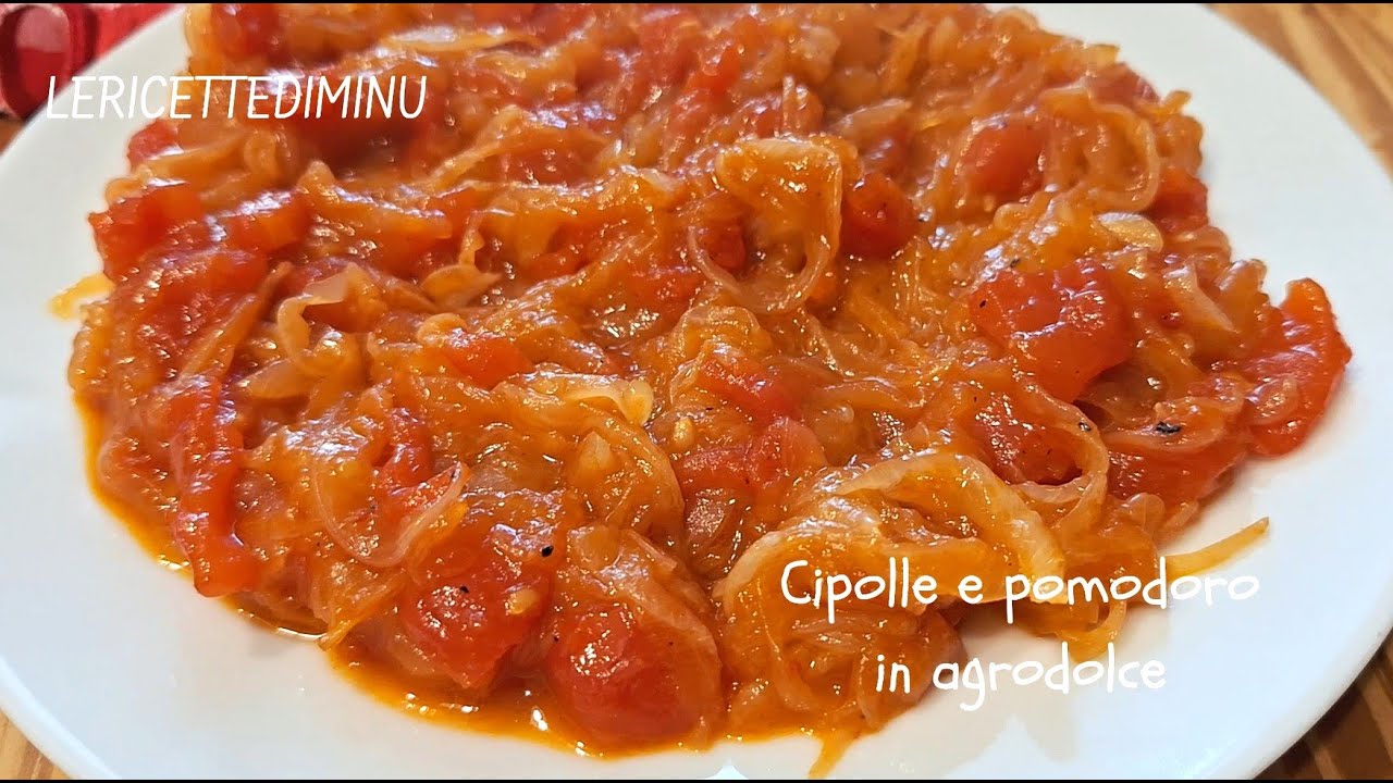 Cipolle e pomodoro in agrodolce