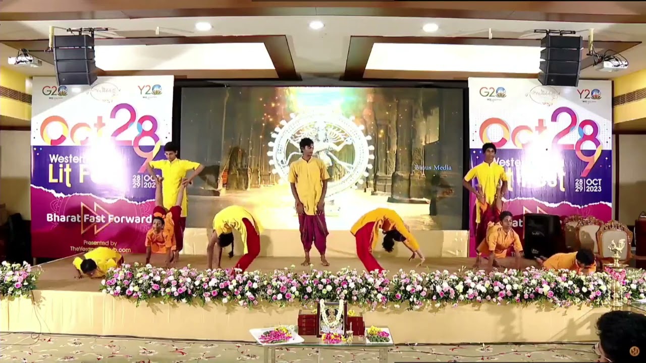Dharma Gurukulam Yoga Nritya at Western Ghats Lit Fest