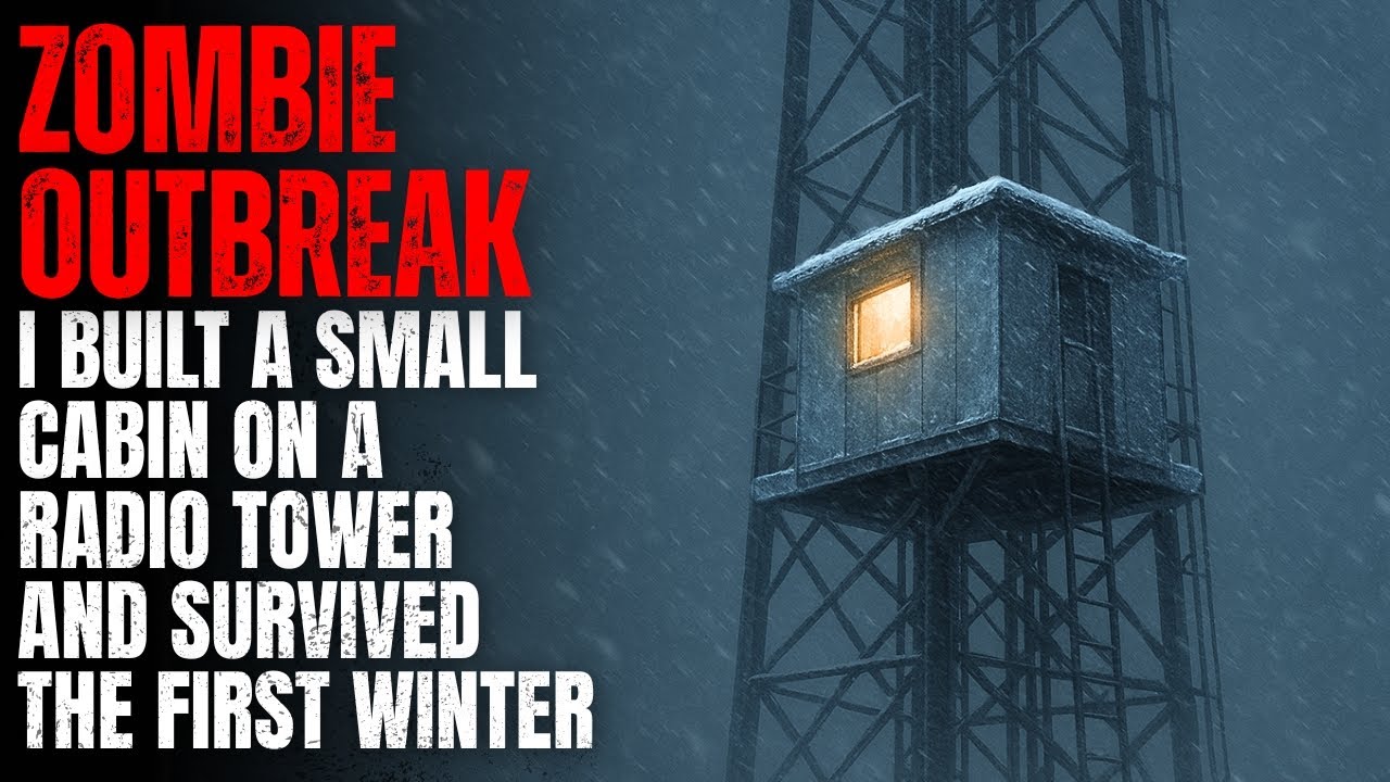 ZOMBIE OUTBREAK: I Built a Small Cabin on a Radio Tower and Survived the First Winter | Creepypasta