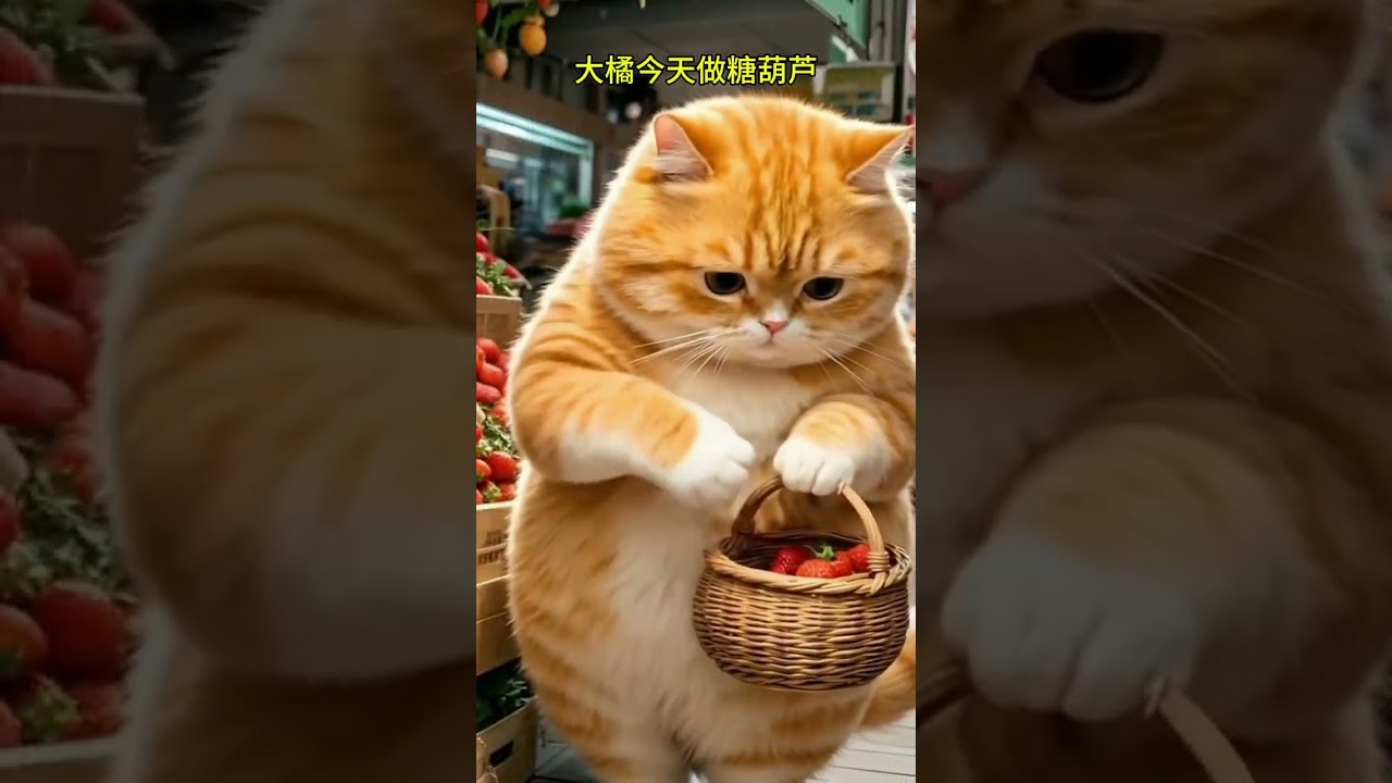 The cat master made candied haws for friends to eat and cook. The cat's confusing behavior. Ther
