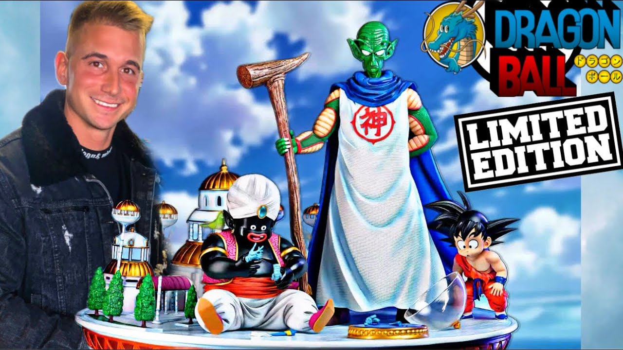 Dragon Ball 🐉 Kamis Lookout Anime Resin Statue /With GOKU & POPO ( ENGLISH DUB UNBOXING)