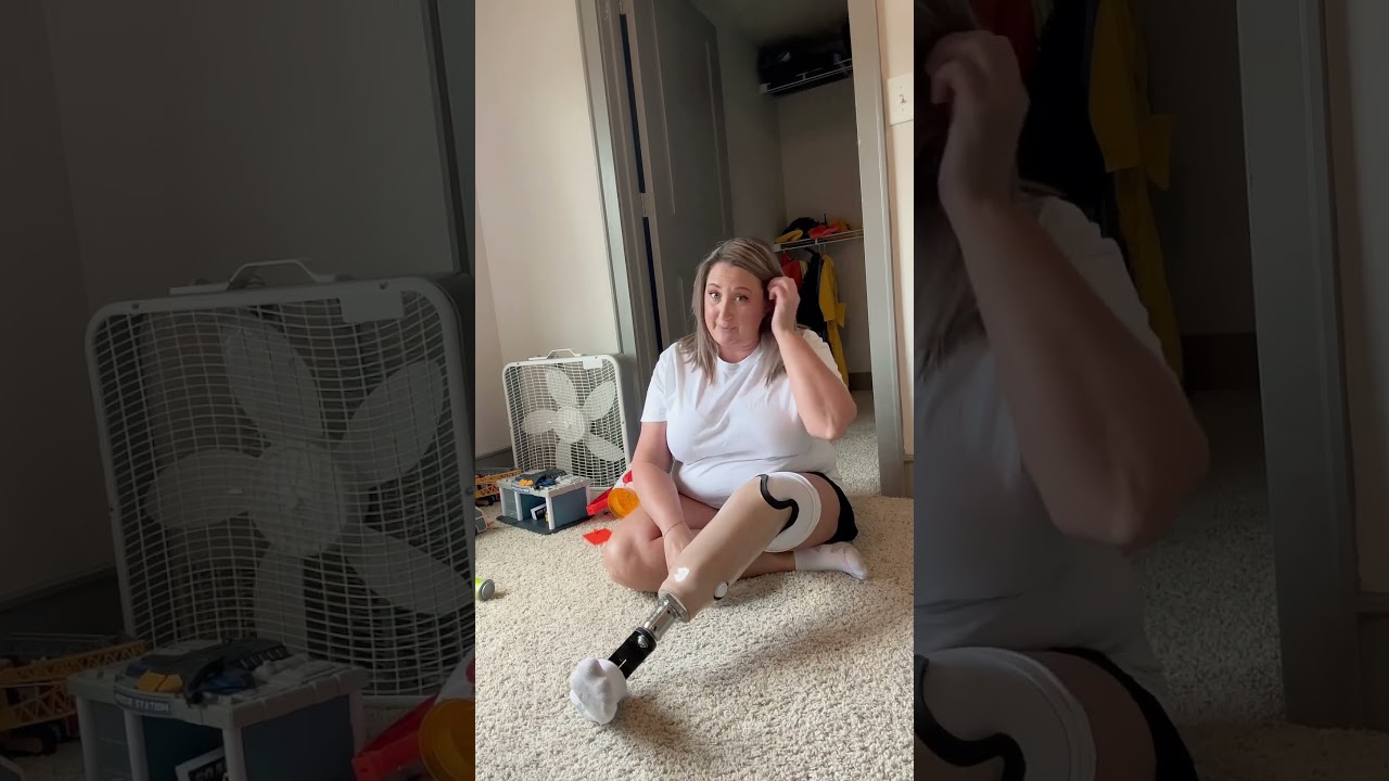 How do amputees get off the floor?