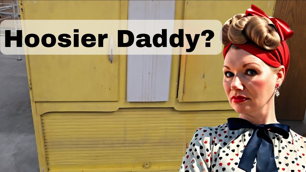 Преображение шкафа в стиле Hoosier, часть 1