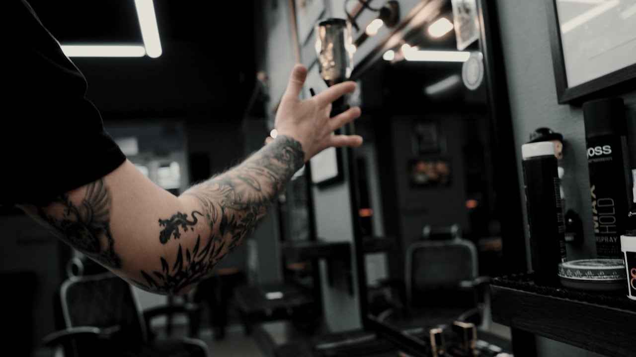 Cinematic Barbershop Broll -- 