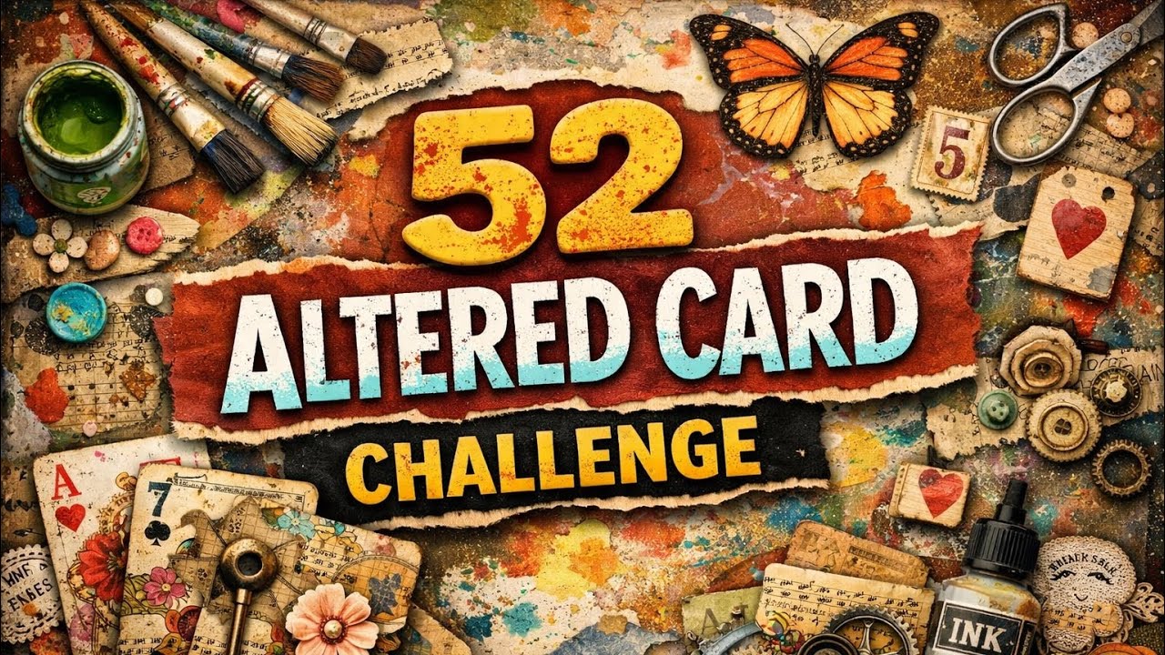 Altered Card Challenge Entries 1-4