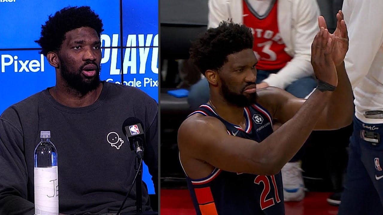 Joel Embiid on applauding the refs after Game 4 | Sixers Postgame Live