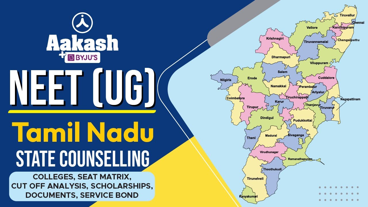 NEET (UG) Tamil Nadu Medical Counselling | Colleges, Seat Matrix, Cutoff Analysis & Scholarships