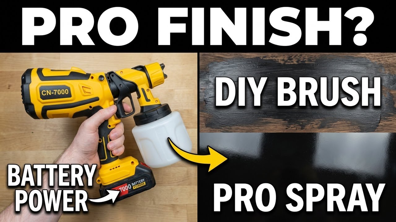 CN-7000 Paint Sprayer Unboxing - Battery Power, Professional Results?