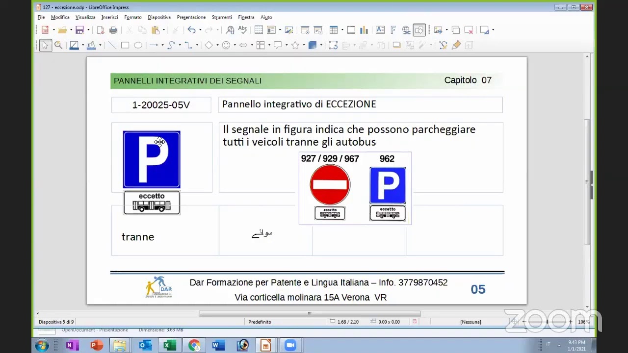 Patente B, LIVE class, chapter 1
