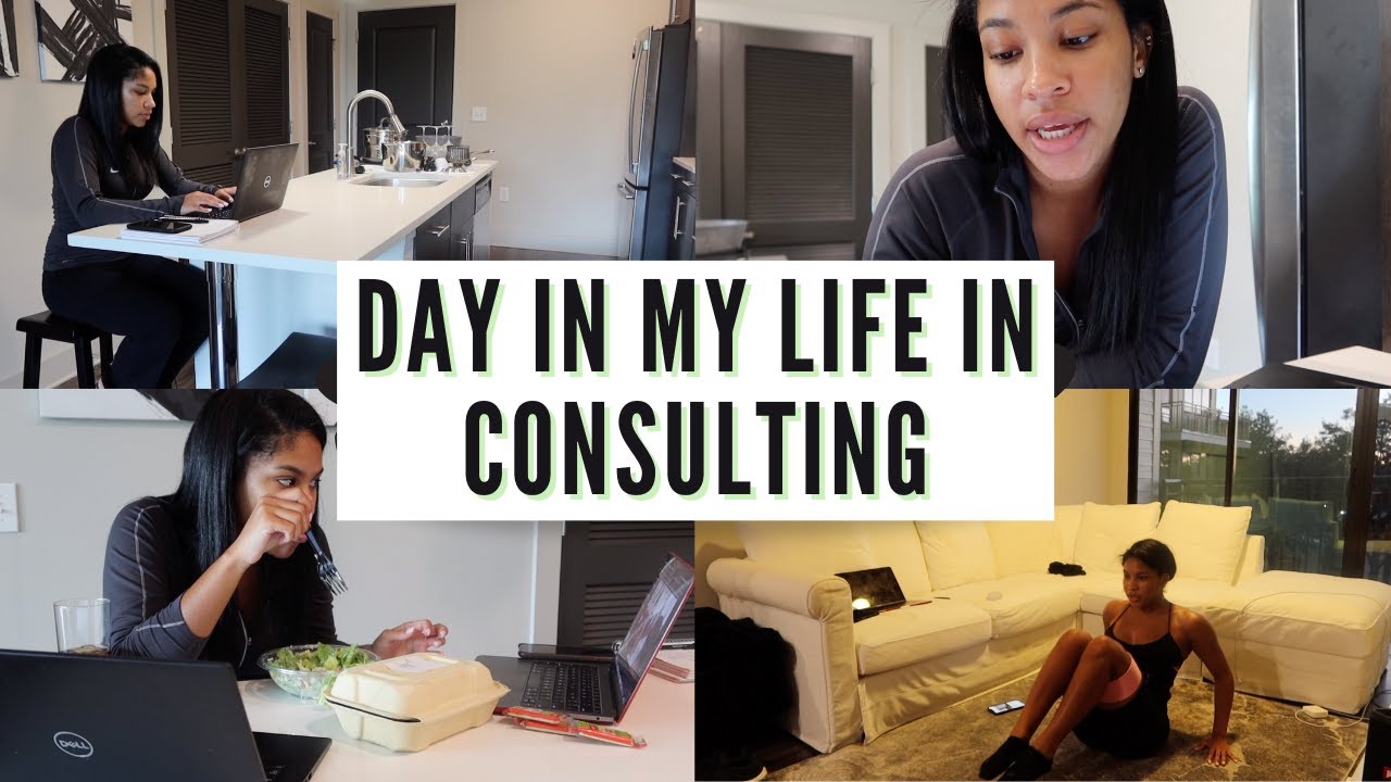 DAY IN MY LIFE IN CONSULTING DURING GLOBAL PANDEMIC | BIG 4 CONSULTING FIRM | Camryn Patrice