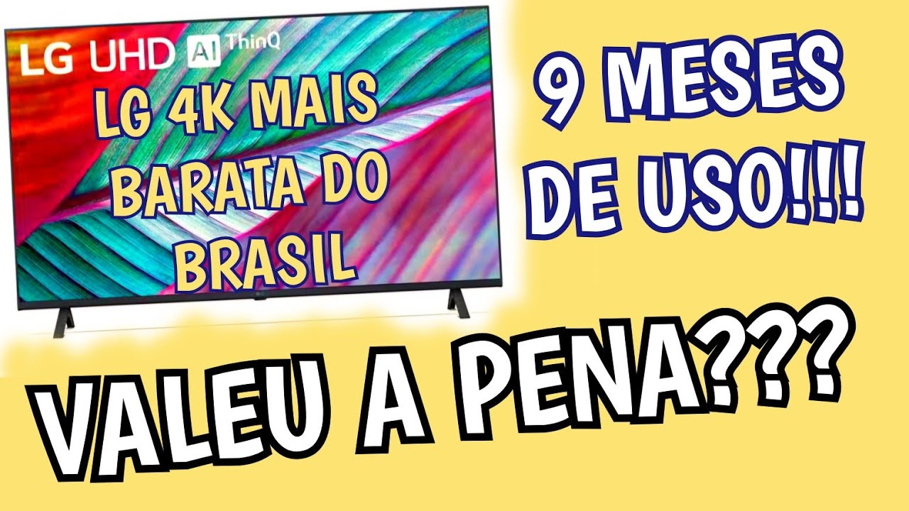 TV LG 4K UR7800 VALEU A PENA? 9 MESES DE USO DEPOIS!!