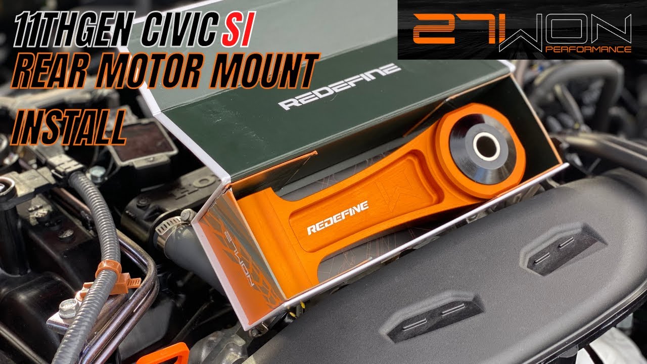 2022 Honda Civic SI 27WON Rear Motor Mount Install - 11th Gen Civic