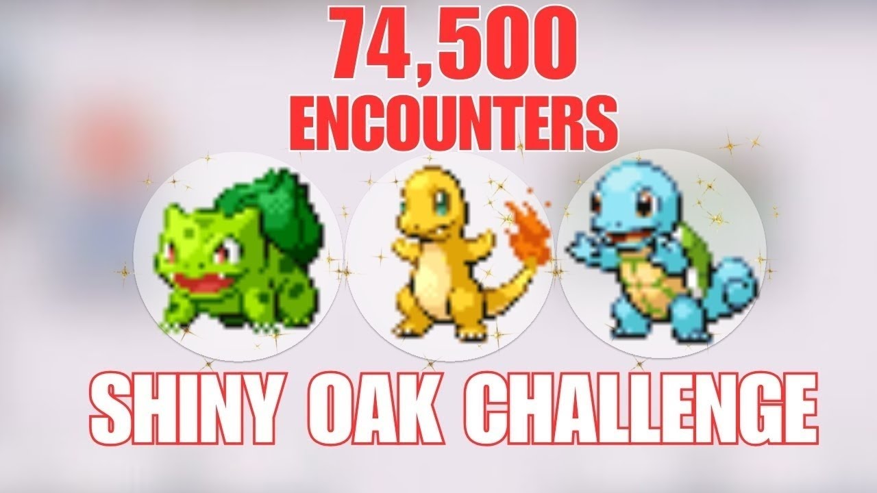 Hunting EVERY Shiny Starter in Pok&eacute;mon Fire Red & Leaf Green