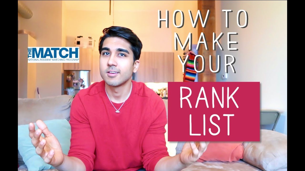 WATCH THIS BEFORE MAKING YOUR RANK LIST - Match Day