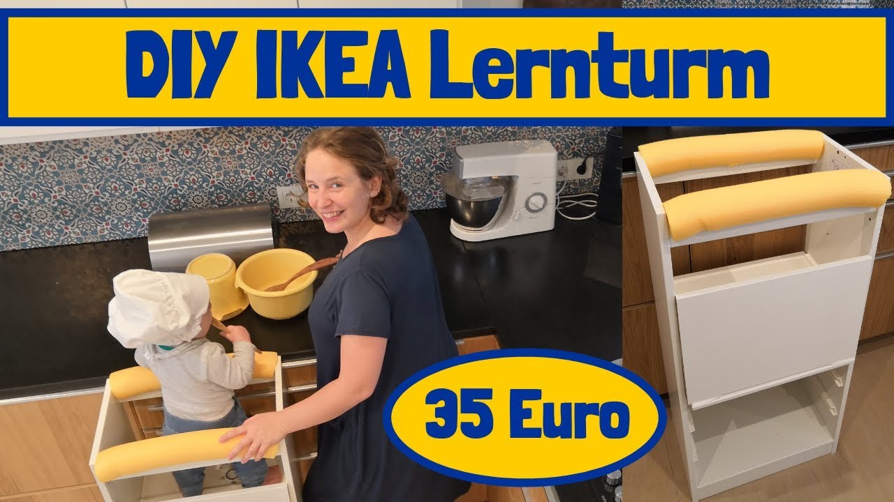DIY IKEA Lernturm selber bauen | Montessori | Bauanleitung | IKEA HACK