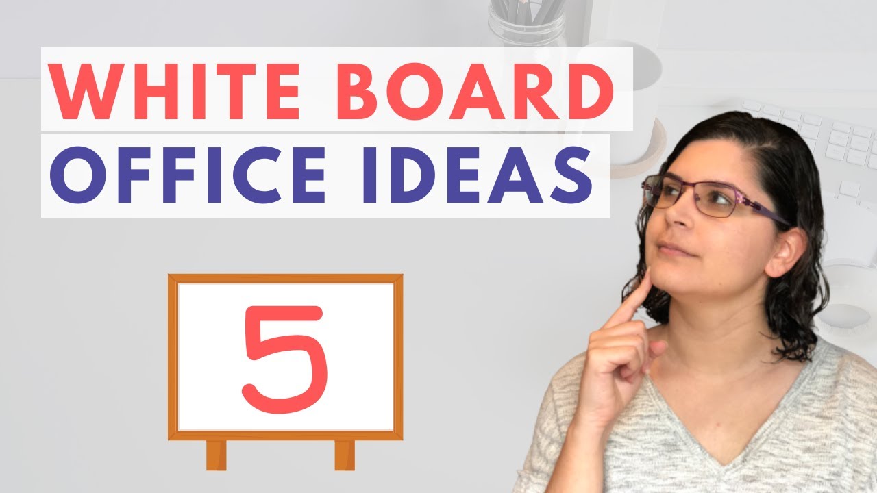 5 Ways to Use Your Office White Board (+ 1 Cork Board Idea)