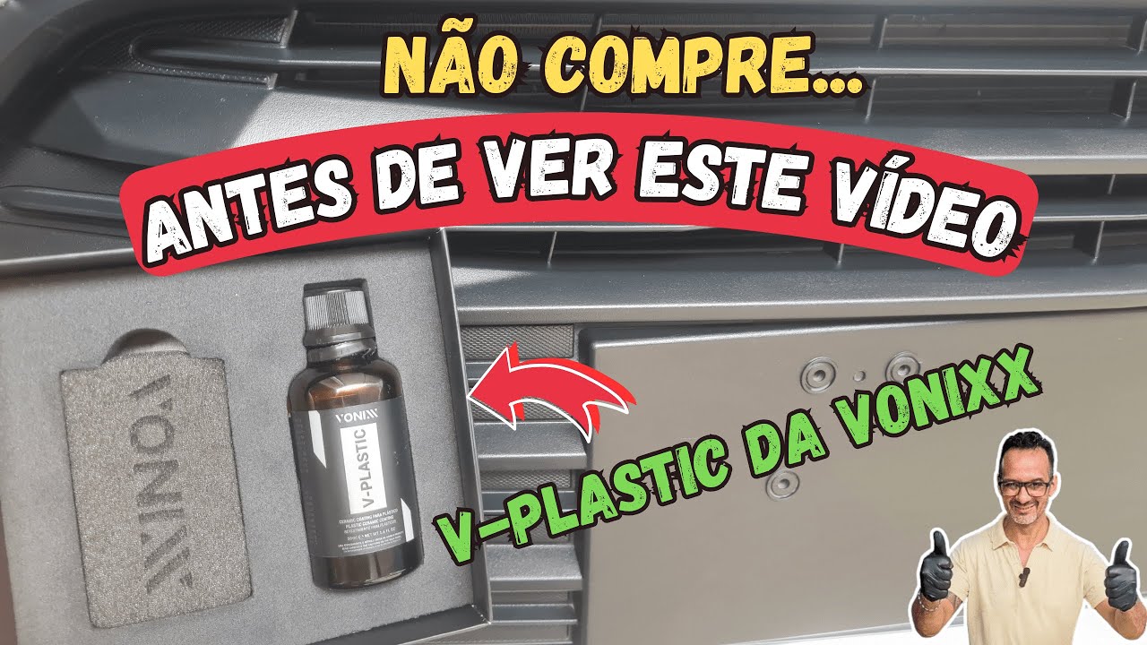✅DEIXANDO O PLÁSTICO DO CARRO VITRIFICADO - V - Plastic Pro Vonixx