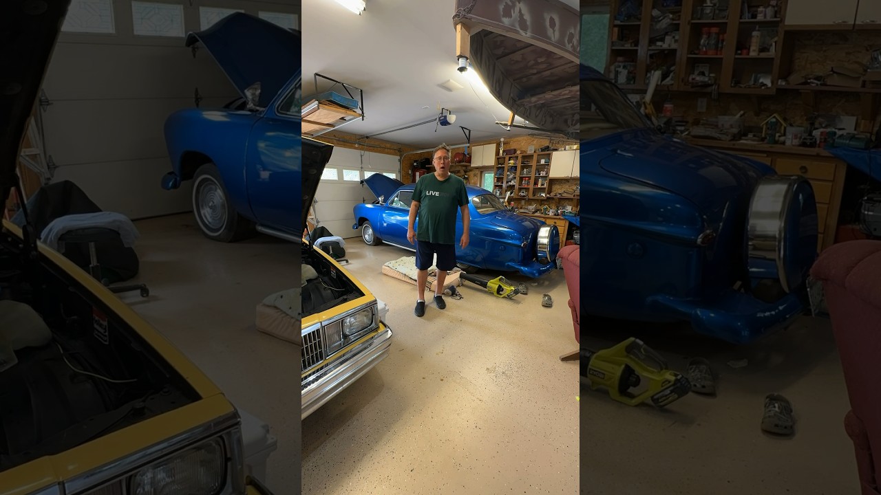 Big moves happening in The ROY Garage teaching pops how to do a time-lapse 🤣 #theroygarage