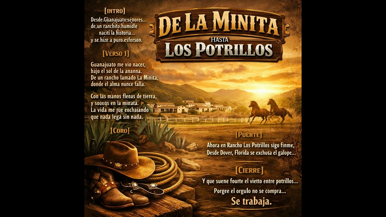 Desde la minita de los potrillos