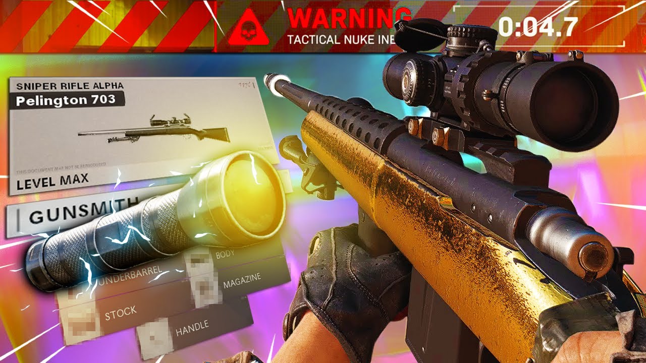 this *SECRET* attachment gives you AIMBOT (BEST Pelington 703 Class Setup / Loadout)