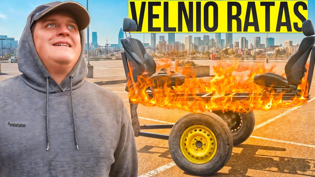 SUKŪRĖM VELNIO RATĄ 🔥😱