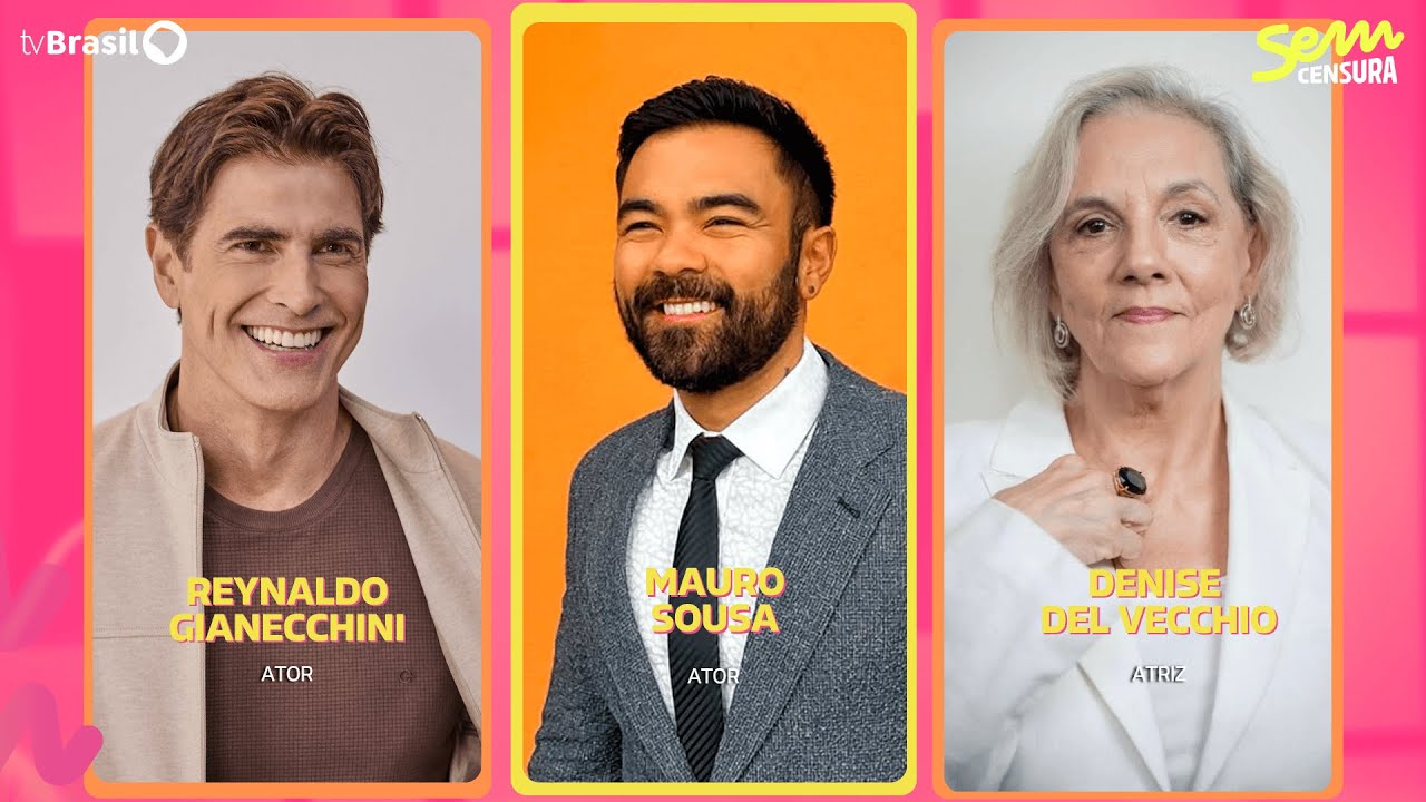 🔴 SEM CENSURA RECEBE REYNALDO GIANECCHINI, DENISE DEL VECCHIO E MAURO SOUSA