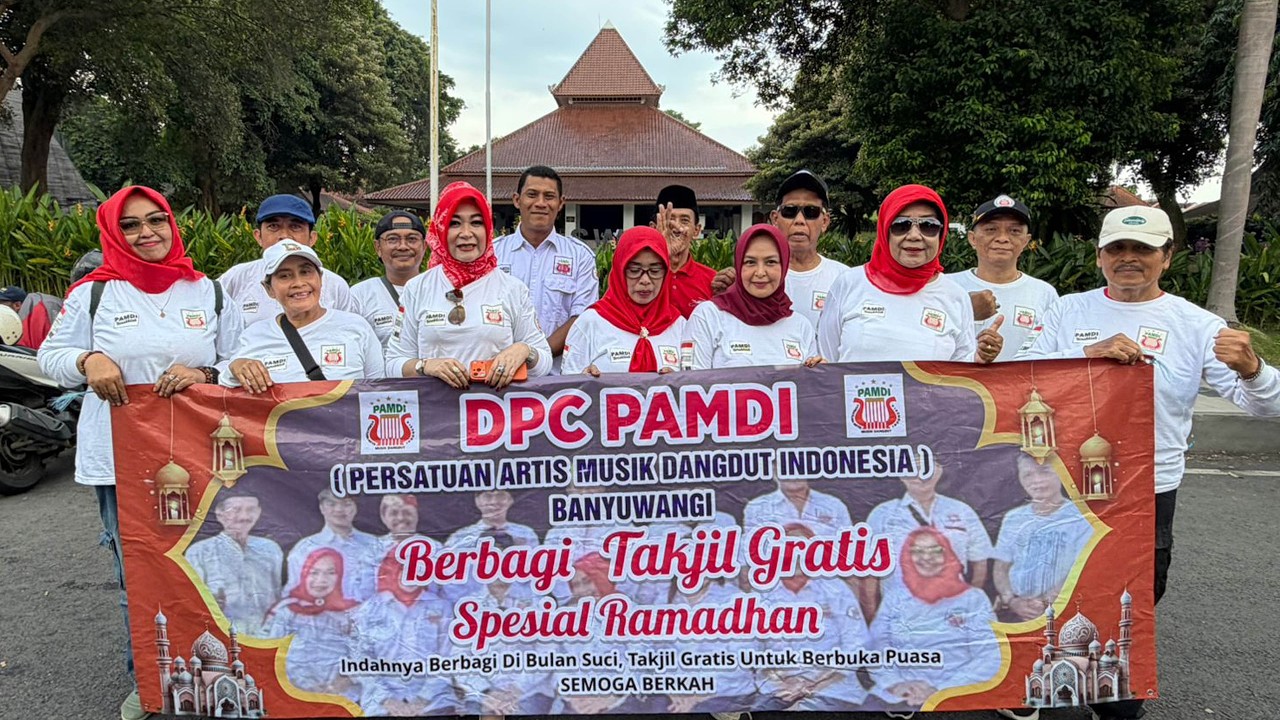 PAMDI Banyuwangi Berbagi Takjil Gratis Ramadhan 2026 - Membludak
