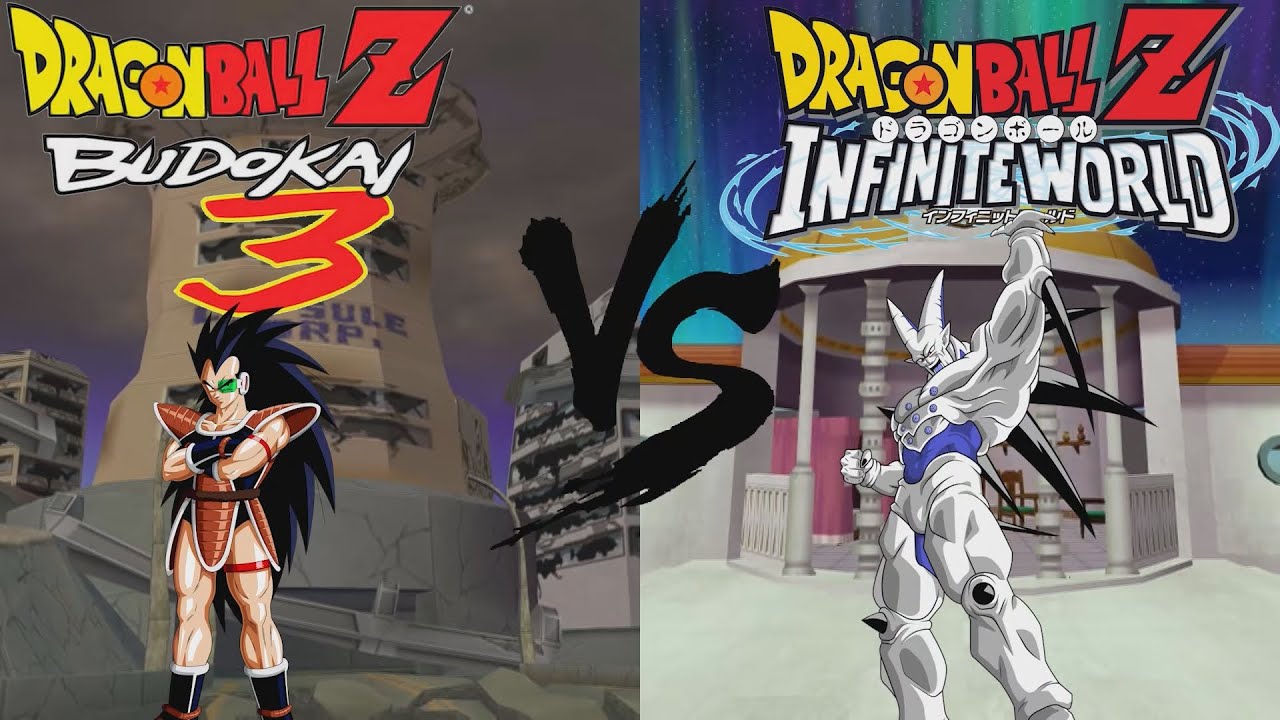 [TAS] Raditz vs Omega Shenron - DBZ Budokai 3/Infinite World comparison