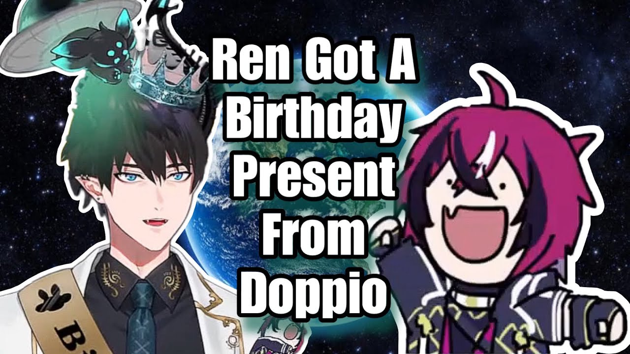 【彩虹社NIJISANJI EN】Ren&rsquo;s got a Birthday gift from Doppio