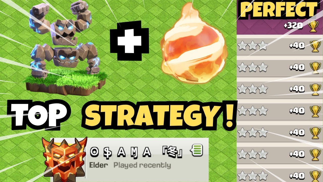 Meteor Golem with FB ! Best and Easiest  Attack Strategy At TH18 in ‎⁨@ClashOfClans⁩ With Army Link