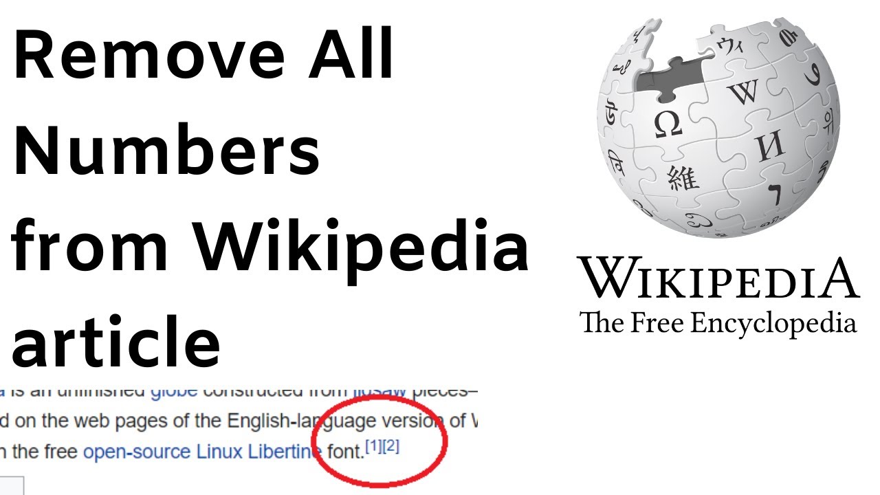 Remove all numbers in superscripts from a wikipedia article ?