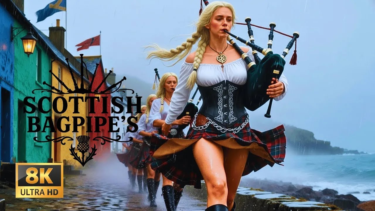 Epic Scottish Women with Bagpipes | March of the Highlands Bagpipes @EironasMythicPipes