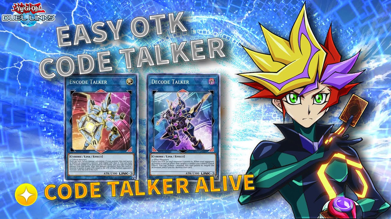 CODE TALKER DECK PROFILE!! PLAYMAKER OTK DECK! CODE TALKER ALIVE!!! Yu-Gi-Oh! Duel Links
