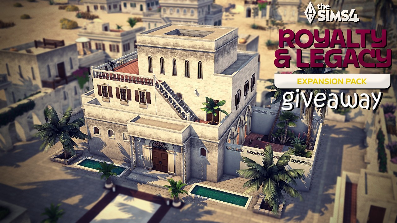 Dambele Royal Residence + Royalty & Legacy Bundle Giveaway | Stop motion - The Sims 4