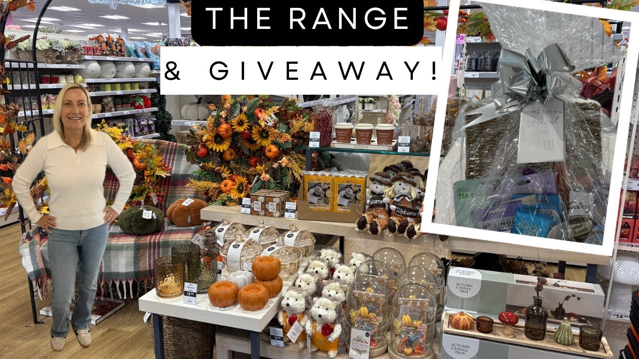 THE RANGE NEW IN - Autumn & Lots More inc. a little bit of Christmas!! 🙈 / & GIVEAWAY 🎉