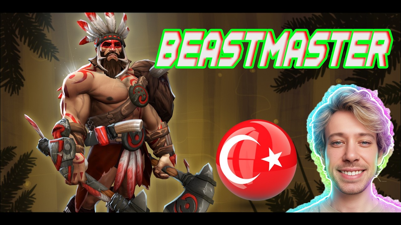 Dota 2 Türkçe TR | Beastmaster Offlane Dereceli & Immortal