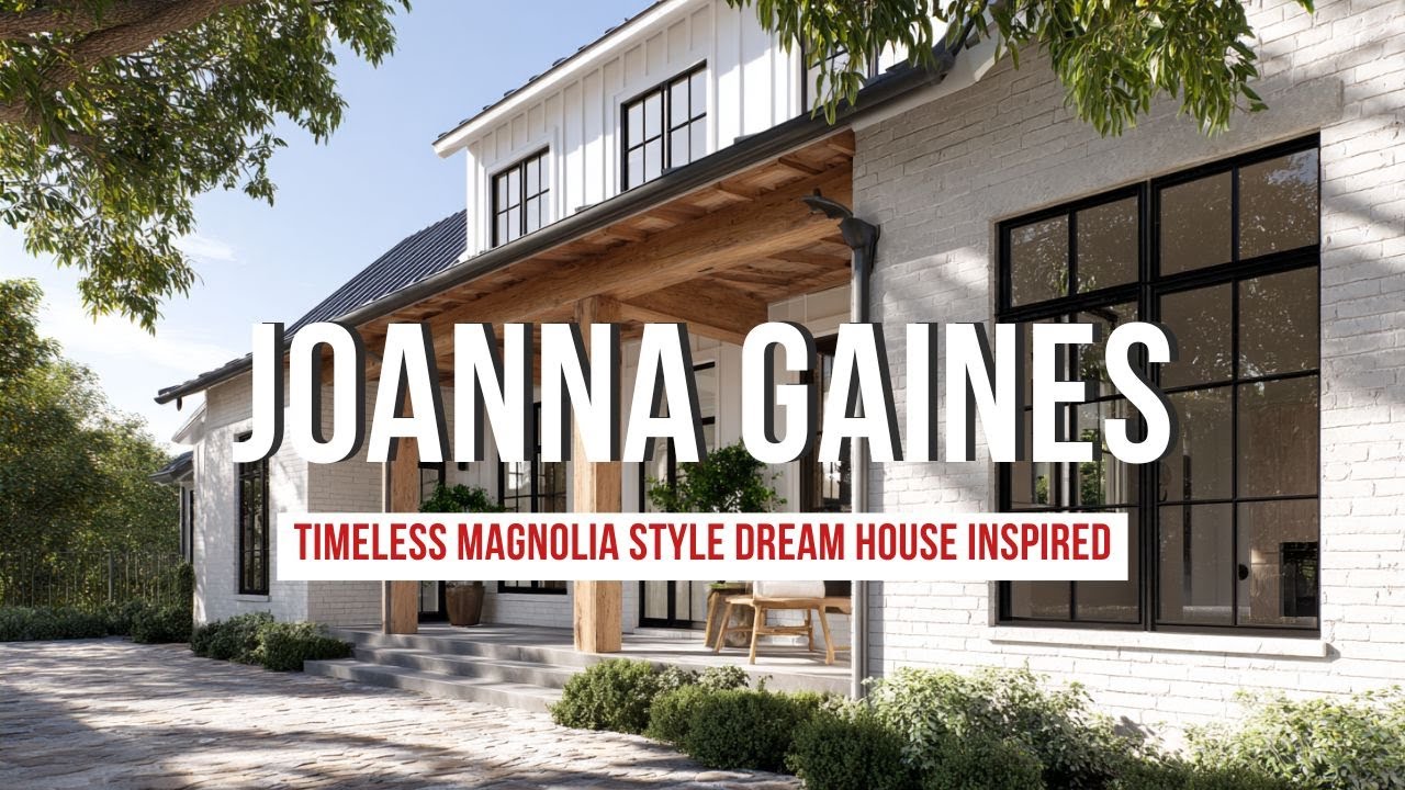 Timeless Magnolia Style Dream House Inspired by Joanna Gaines Classic Modern Farmhouse