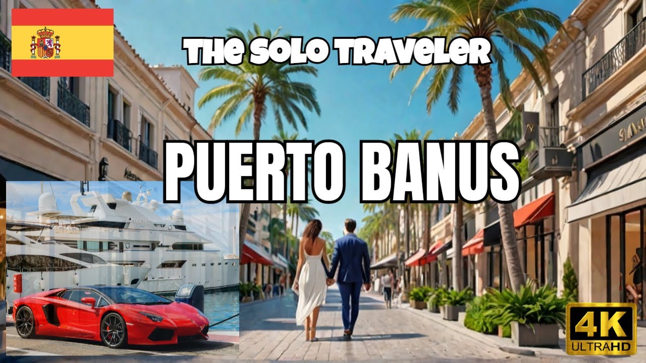 Night Walk in Puerto Banus Marbella’s Most Expensive Street! Spain 4K 2025