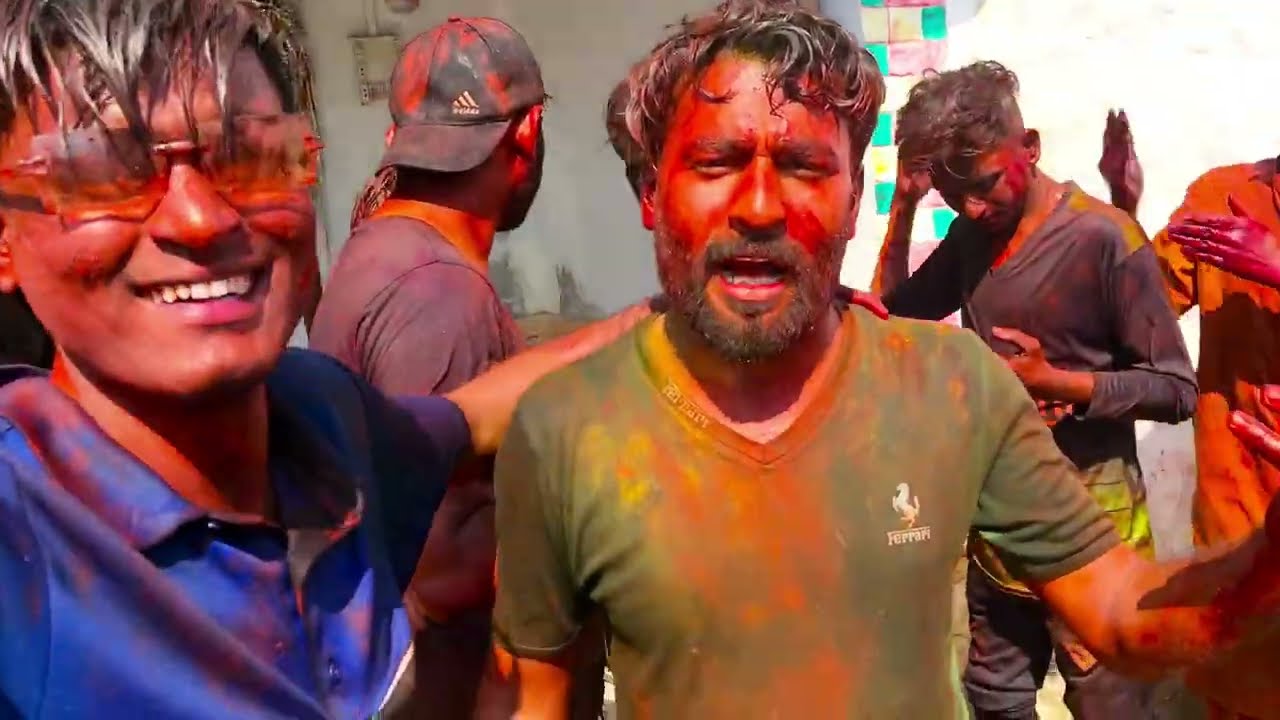 Pakistani Hindu Holi ka Tehvaar kaisay Enjoy kertay hai 🎉🫟🫟 Moments 🥳😉 💐🥳 with friends 😁🎉🫟2026 .