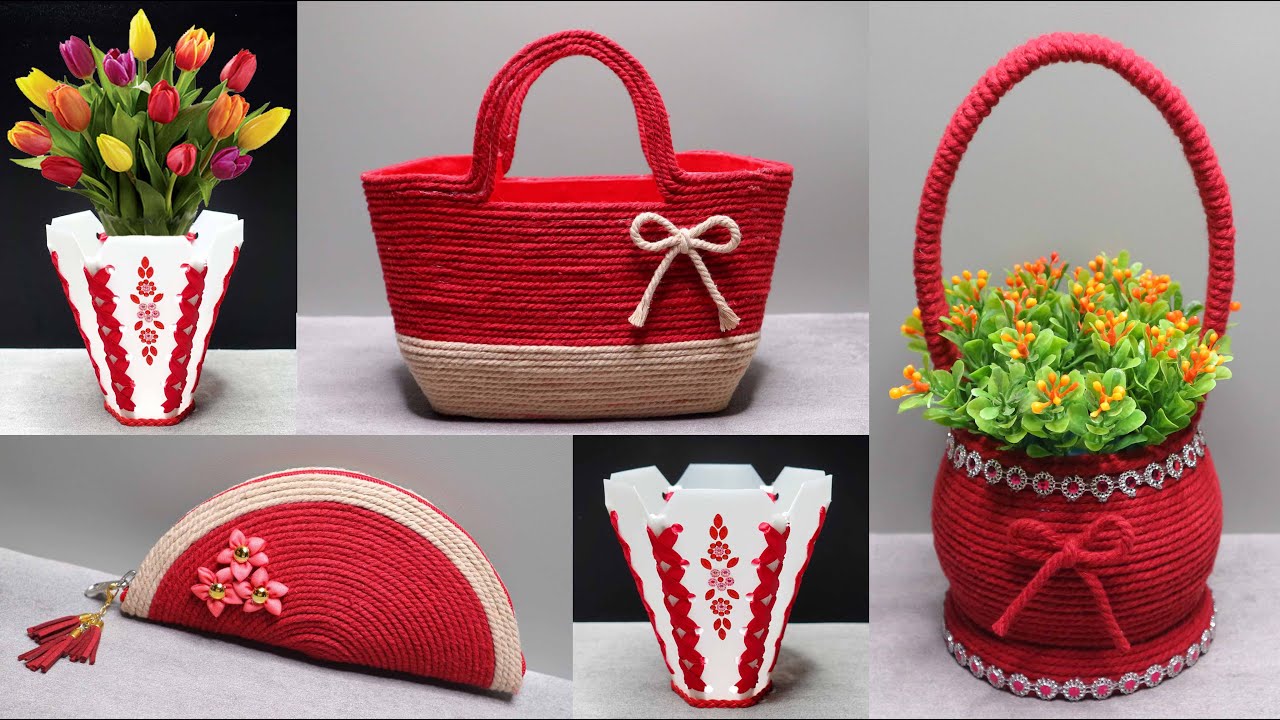 DIY Plastic Bottle Craft Ideas | Best Creation with Waste Materials | Ide Daur Ulang Barang Bekas