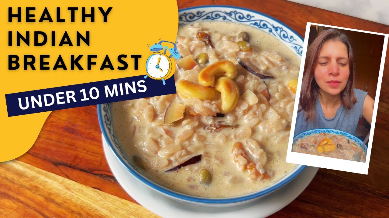 Healthy Breakfast Under 10 Minutes | High Protein Milk Poha Recipe | Quick Doodh & Dates Poha | E-32