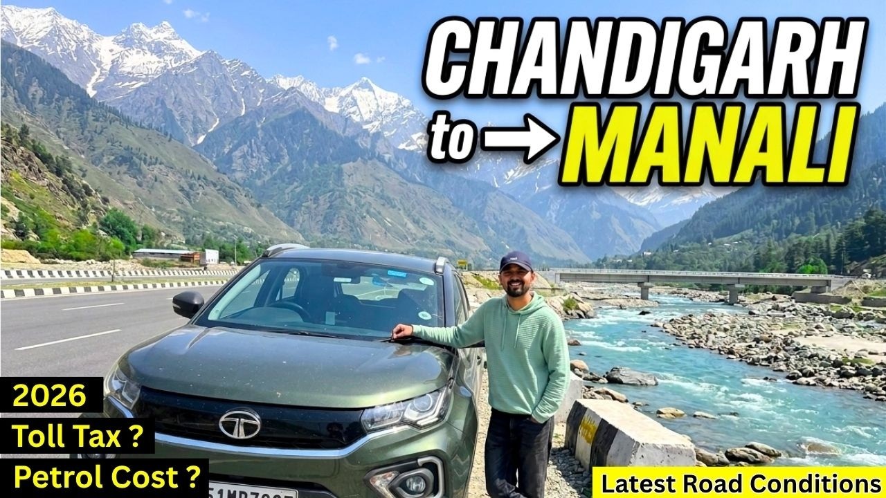 Chandigarh to Manali by Road 2026 #chandigarh to Manali Budget Trip #manali by car Latest Vlog 2026