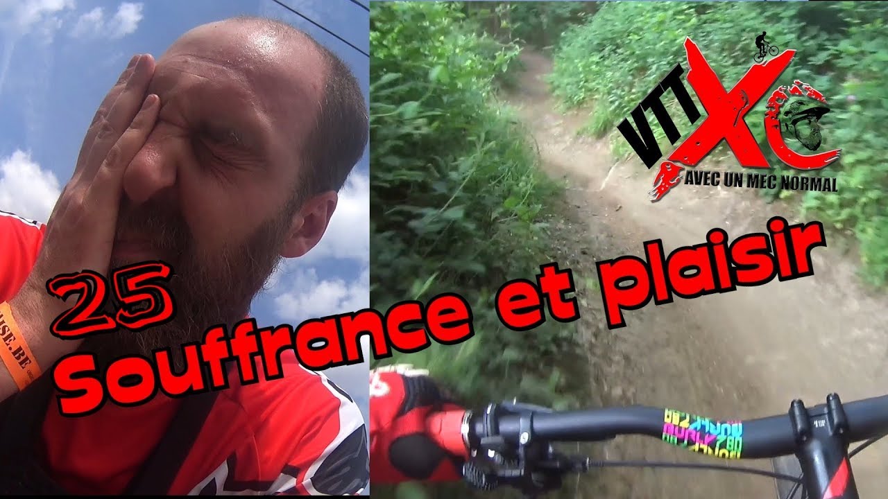 VTT XC avec un mec normal #25 Bousval. Souffrance et plaisir.