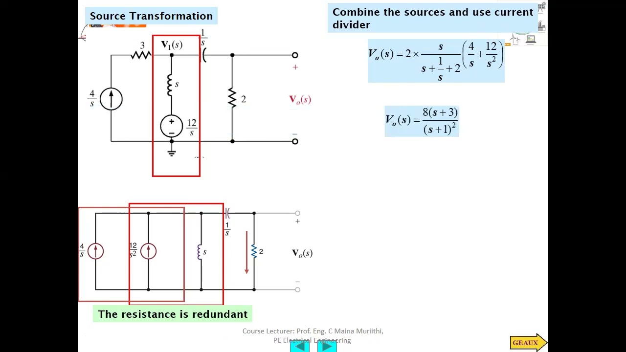 TUTORIAL ON LAPLACE TRANSFORM APPLICATIONS TO ELECTRICAL CIRCUITS